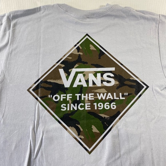 Vans Diamond Camo Short Sleeve Tee T-Shirt - Picture 4 of 10